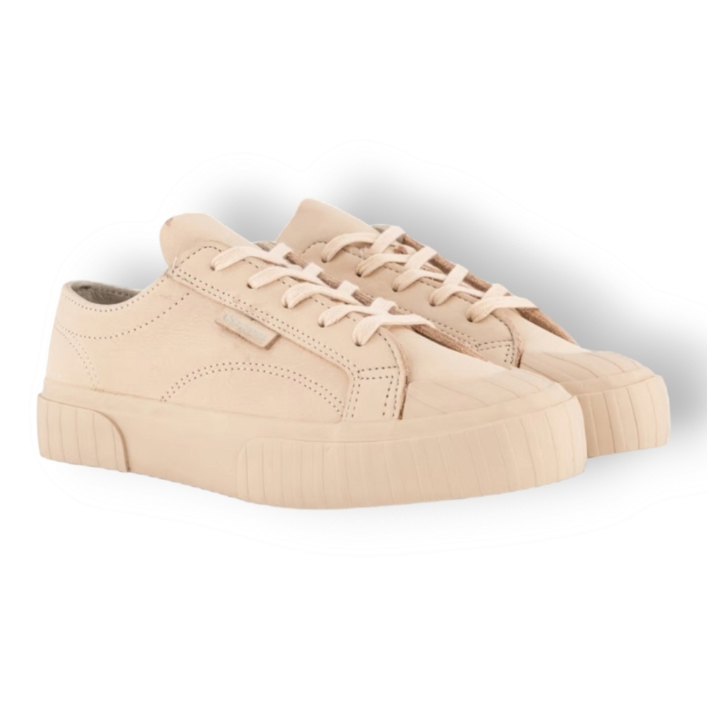 SUPERGA 2630 Stripe Buttersoft Shoes in Pink Blush-Green Iceberg - Picture 11 of 15